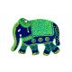 Handcrafted Folk Elephant Wooden Fridge Magnet Kitchen Decor